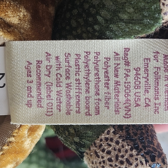 Folkmantis Puppets Wyvern Dragon Hand Puppets Green Wings - Picture 9 of 10